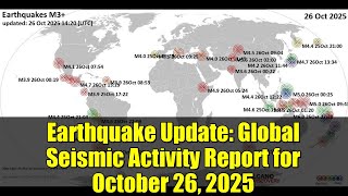 Earthquake Update: Global Seismic Activity Report for October 26, 2025