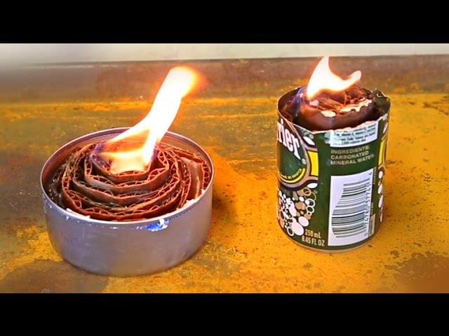 How to Make a Buddy Burner Heater out of a Tin Can - Welcome To Nana's