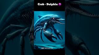 Evil Crab Dolphin 😈 #horror #Aipainting #ResidentEvil #seaanimals #fish #seafish #shorts #shortvideo