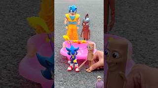 Tung Tung Tung Sahur Fights Over A Bathtub With Sonic In The Park