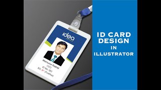 How to design ID card | Identity card design | ID card design in illustrator | ID card design