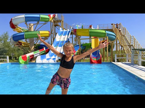 Открытый Аквапарк прыжки в воду семейный отдых vlog 1