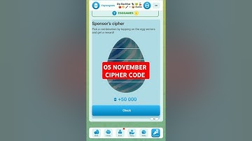 Yaytsogram 05 November Cipher Code | Today Yaytsogram Cipher Code #yaytsogram #airdrop #ciphercodes