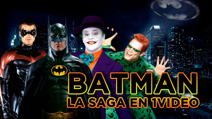 Batman de los 90: La Saga en 1 Video