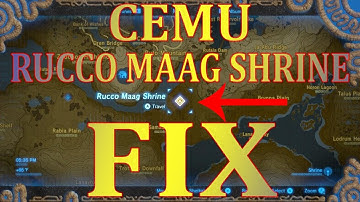 (FIXED IN 1.7.5) Zelda: Breath of the Wild CEMU 1.7.4d Rucco Maag Shrine *FIX*