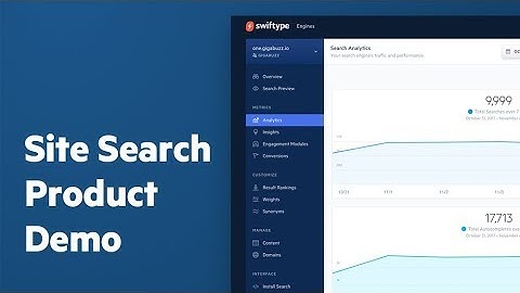 [Product Demo] Search for your website, built on Elasticsearch