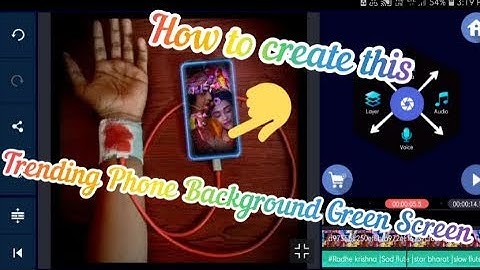 Trending Phone Background Green Screen Kine master tutorial|Neon Light Rectangle Frame|#Naster_editz