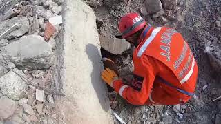 Search And Help Officers Reach Victims In , Western