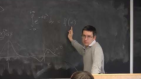 CHMB21 Lecture 18: Harmonic oscillator, eigen-functions and eigen-energies