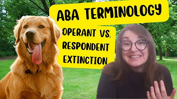 Test your ABA Terminology ➠ #Operant vs. #RespondentExtinction (B-3)