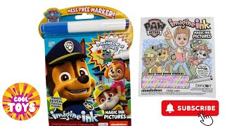 Paw Patrol Imagine Ink Coloring Book with Magic Invisible Ink - ASMR