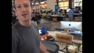 Mark Zuckerberg Introducing New Facebook Office