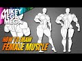 SHE-HULK Muscle Women From Simple Shapes (How To Draw)