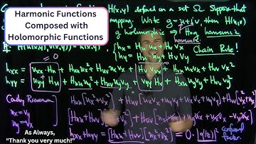 The Composition of a Harmonic Function with A Holomorphic Function is Harmonic
