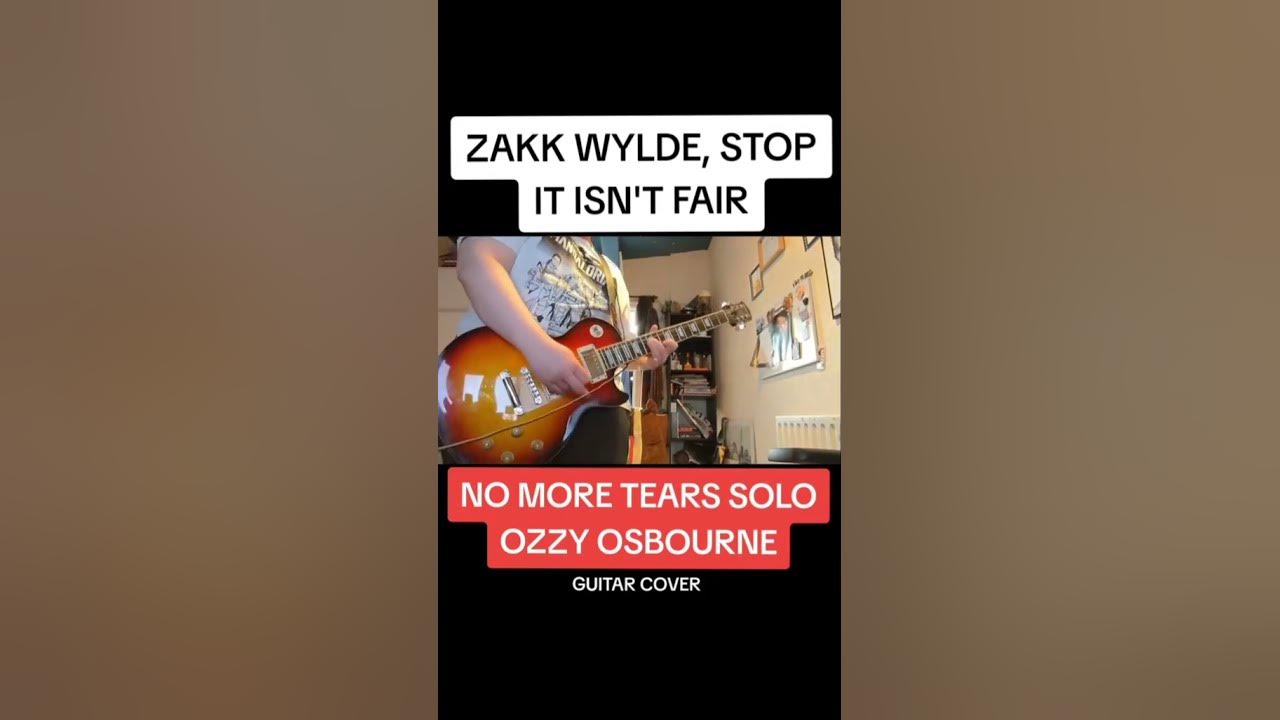 🚨REPOST🚨 (No More Tears - Ozzy Osbourne) #guitar #cover #solo #metal #ozzyosbourne