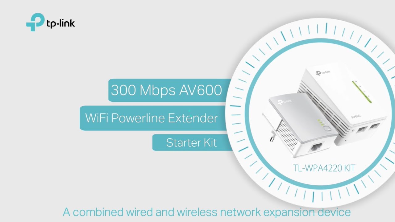 TL-WPA4220, 300Mbps AV600 Wi-Fi Powerline Extender