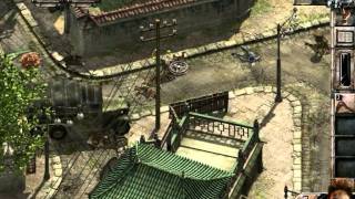 let's play Commandos 2 Men of Courage part 44 a bad driver???