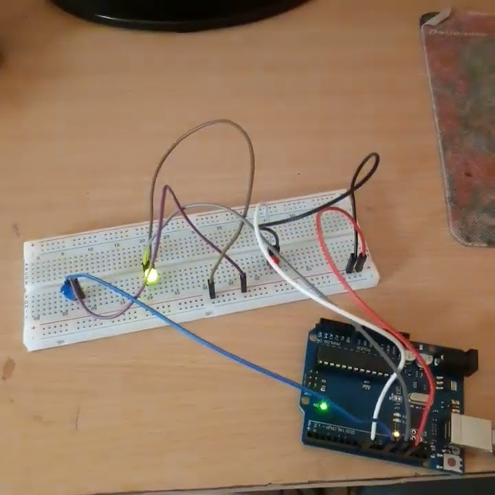 Successful Arduino blinking led project - YouTube