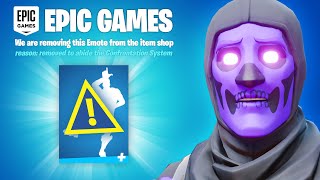 Fortnite Just BANNED These EMOTES!