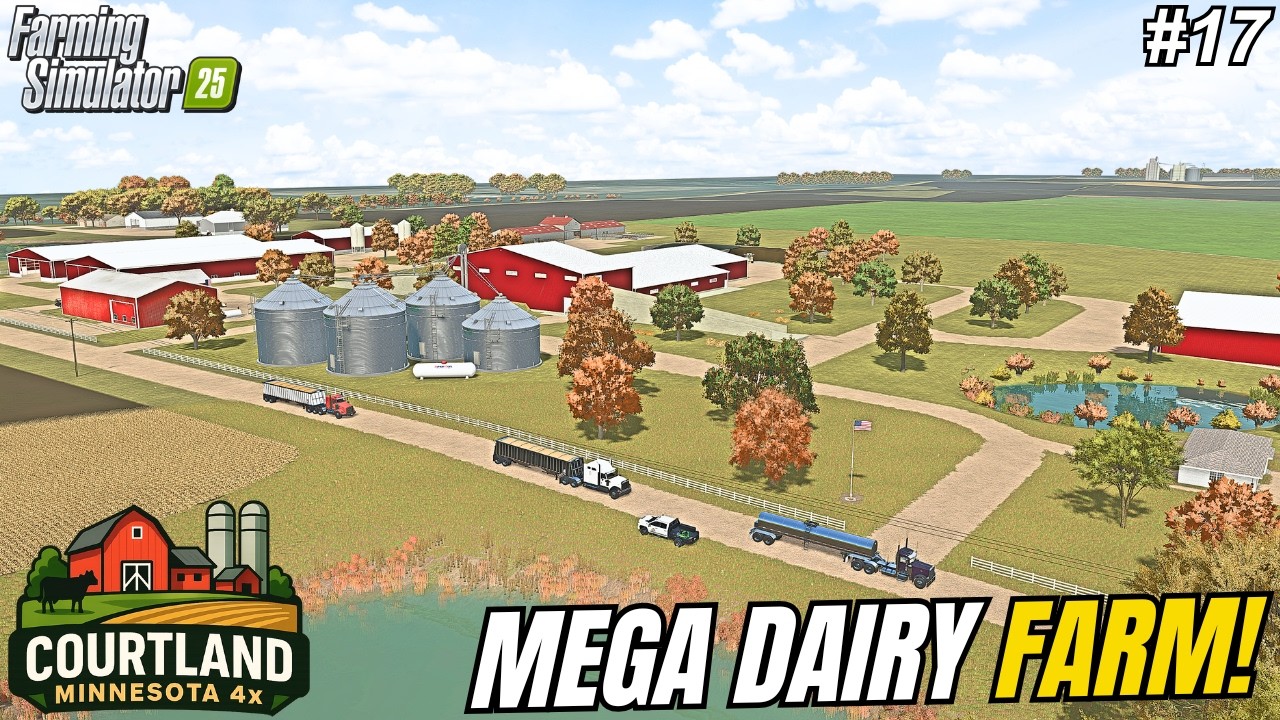 OUR FIRST BIG PAYDAY ON THE $15,000,000 MEGA DAIRY FARM! | Courtland, MN | FS25 #17