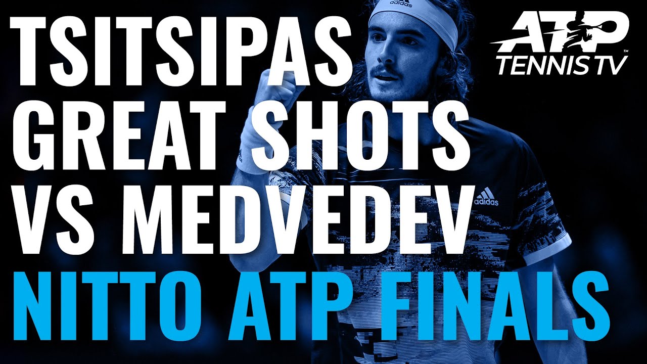 Stefanos Tsitsipas Great Shots & Rallies vs Medvedev | Nitto ATP Finals 2019