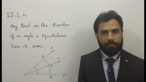 Theorem 12.1.4 Line bisectors and angle bisectors.