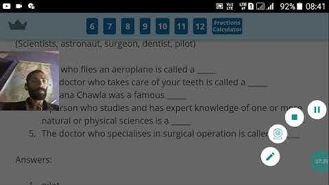class 8th lesson 2 Making of The Missile Man Solutions