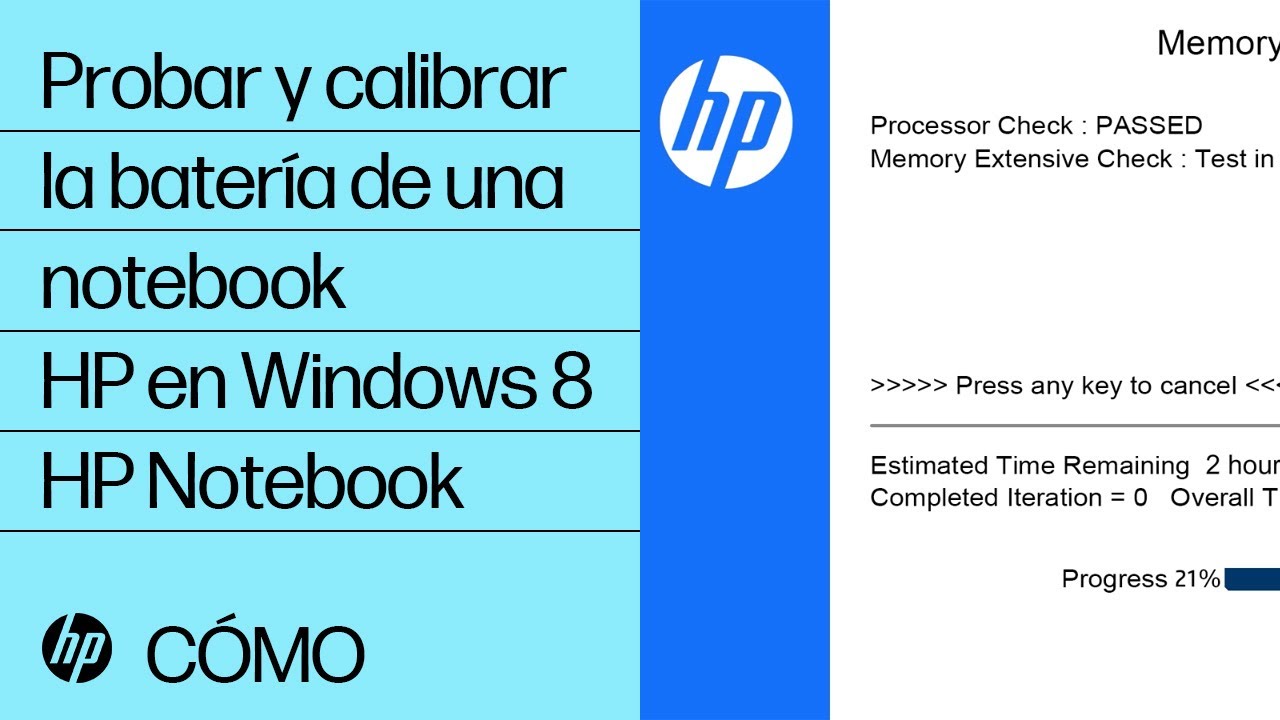 Notebooks HP - Prueba y calibración de la batería (Windows) | Soporte al  cliente de HP®