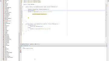 Java dersleri 65# Throws anahtar kelimesi ve Checked ,Unchecked exception