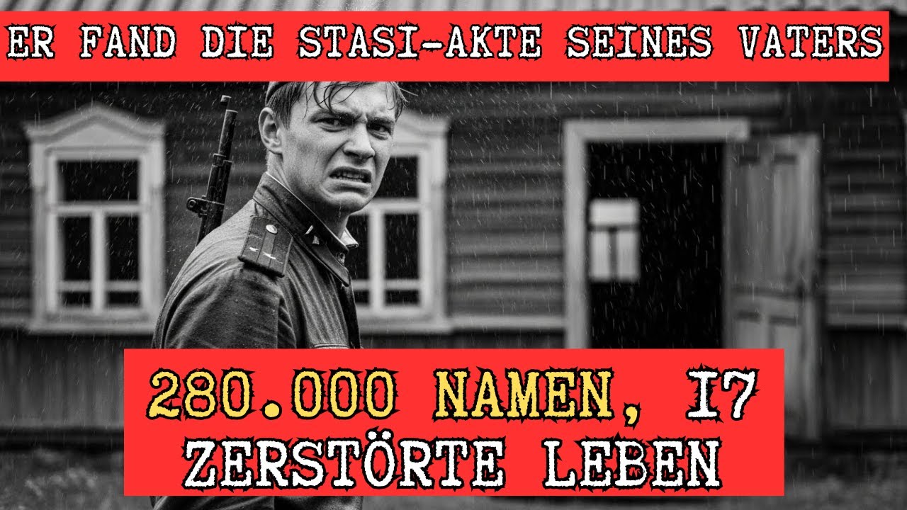 ER FAND DIE STASI-AKTE SEINES VATERS – 280.000 NAMEN, 17 ZERSTÖRTE LEBEN