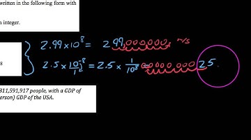 HA2 6.1.3 Applying the properties of exponents, with scientific notation