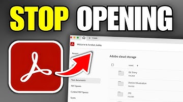How To Stop Acrobat Reader From Opening PDF Automatically