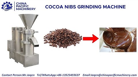 Cocoa Nibs Grinding Machine|Cocoa Liquor Making Machine|Colloid Mill|Nut Butter Grinding Machine