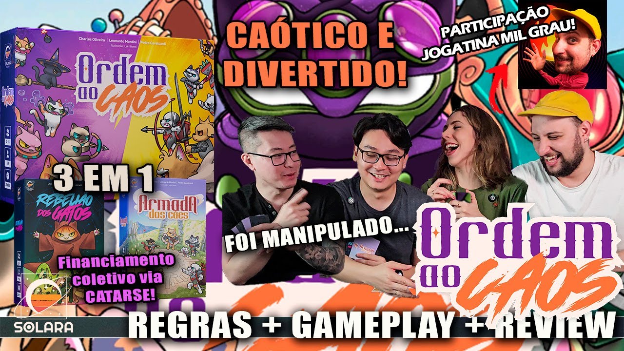 Order to Chaos | Rules + Gameplay + Review - Part. Sotero Jogatina Mil Grau