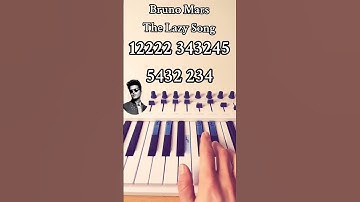 Thumbnail of How to Play The Lazy Song by Bruno Mars (Piano Tutorial)