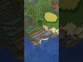 Terraforming around my Coastal Village #shorts #minecraft