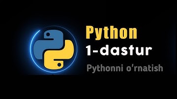 1- dastur | Python dasturlash tili // Visual Studio Code ni o