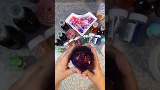 Create A Sparkly Galaxy Slime Ball With Glitter