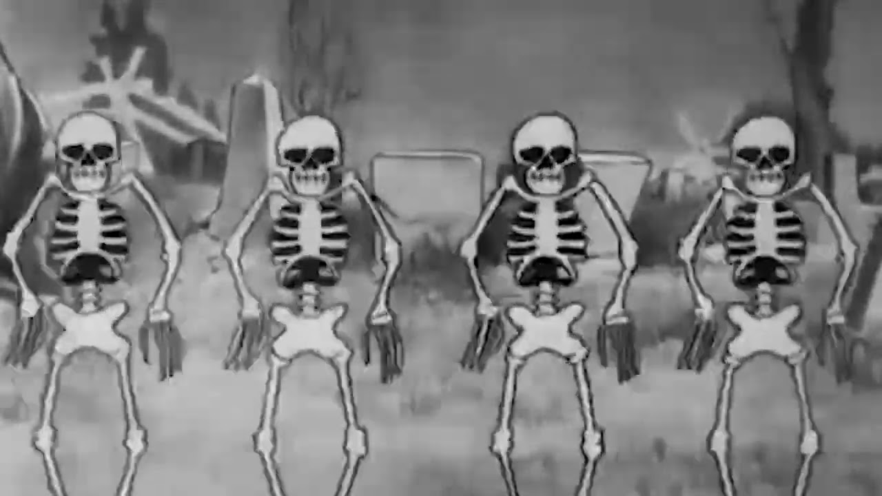 Original acoustic Halloween song, dancing skeletons, hand percussion
