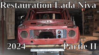 : Lada Niva Restoration Part II  Sandblasting + Welds 