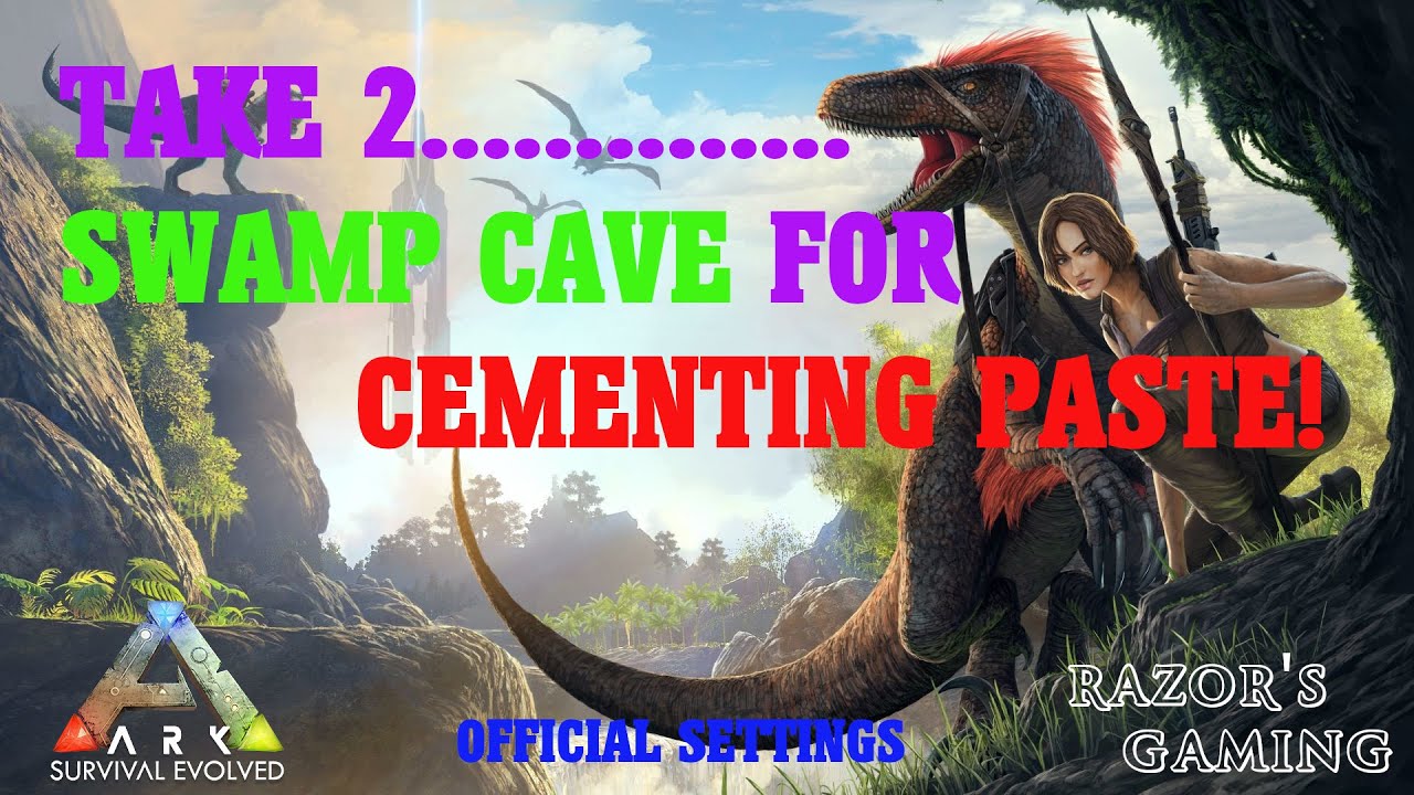 Ark survival evolved official settings swamp cave for cementing