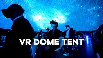 The VR Geodesic Dome Tent for Audi Sphere Product Launch