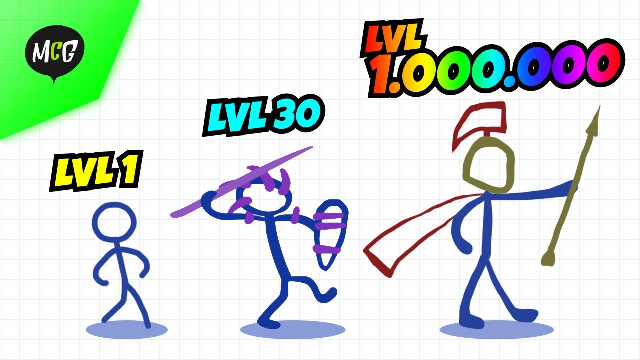 Evolusi Stickman Dari Noob Sampai Paling Kuat!