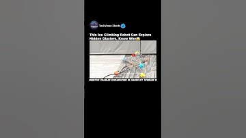 This Ice-Climbing Robot Can Explore Hidden Glaciers#shorts#engineering