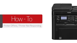 How To Troubleshoot a "Printer Offline" or Responding" - YouTube