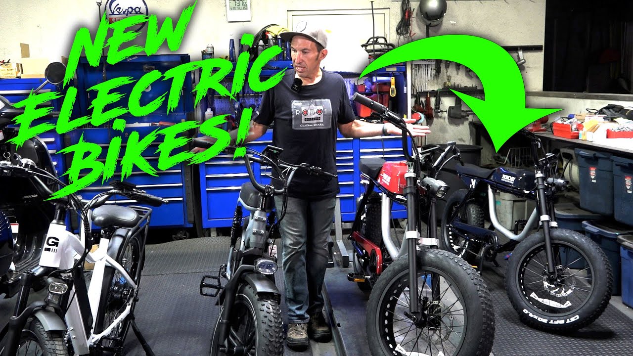 New EBikes at Vespa Motorsport & Scooterwest Genuine & Monday