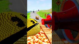 Hulk and Cars 2 Toilet Scooby Doo vs Pacman - Beamng drive beamngdrive shortsvideo cars pacman