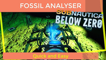 Subnautica onder nul De fossielanalysator vinden