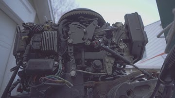 Outboard control cable adjustment for shifting gears - forward / reverse