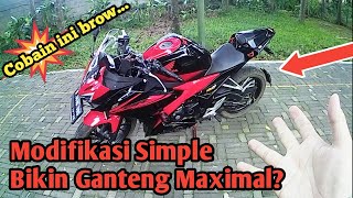 Upgrade Tapak Lebar ala Moge & Custom Aksesoris Modifikasi ALL NEW CBR150R 2016